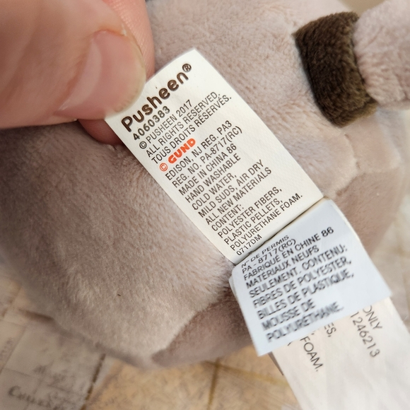 Gund Pusheen Witch With Broom Small Halloween Cat Plush 2017 - Picture 11 of 11